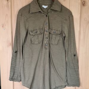 Aerie Taupe Knit Top